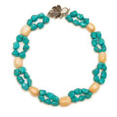 Nice necklace isolated on white background