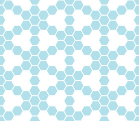 geometric hexagon seamless vector grid pattern background