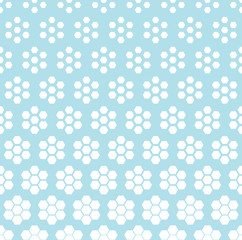 geometric hexagon seamless vector halftone pattern background