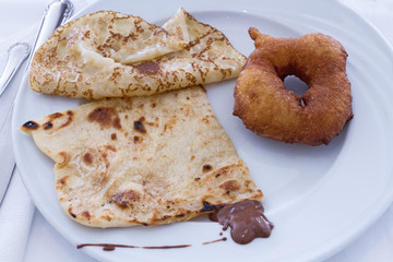 crêpes et beignet