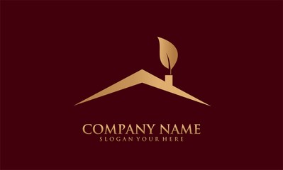 roof gold beauty logo