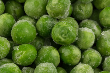Green frozen peas