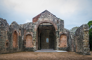 Ruins of the Convent of Conception (Convento de las Monjas de la Concepción) at Panama Viejo Ruins - Panama City, Panama