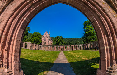 Ruins of Hirsau Monastery in Black Forest, Germany also known as Monastery of St Peter and Paul