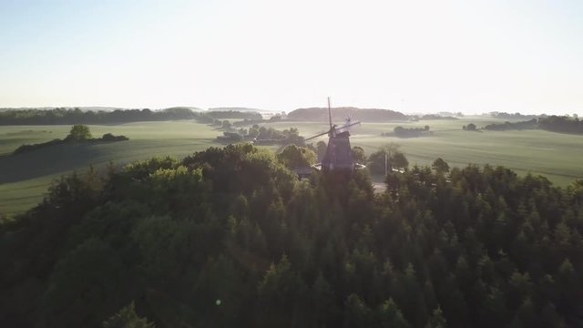 Historic Windmill In The Langeland