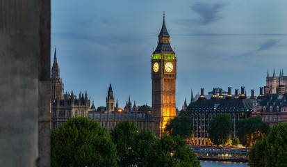 Fototapeta na wymiar Big Ben in London, United Kingdom 