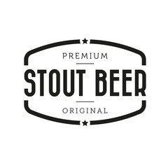Stout Beer vintage sign