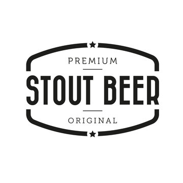 Stout Beer vintage sign