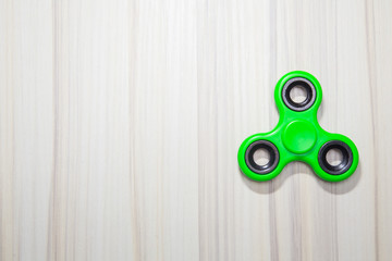 Green Fidget finger spinner toy image