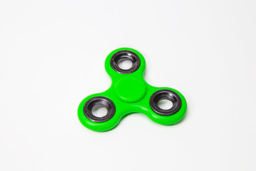 Green Fidget finger spinner toy image