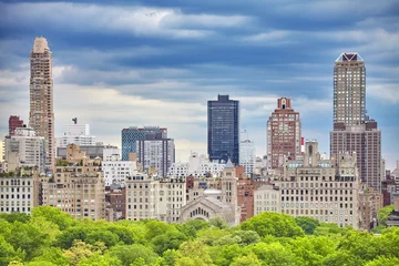 Poster Upper East Side of Manhattan seen over Central Park, New York City, USA. © MaciejBledowski