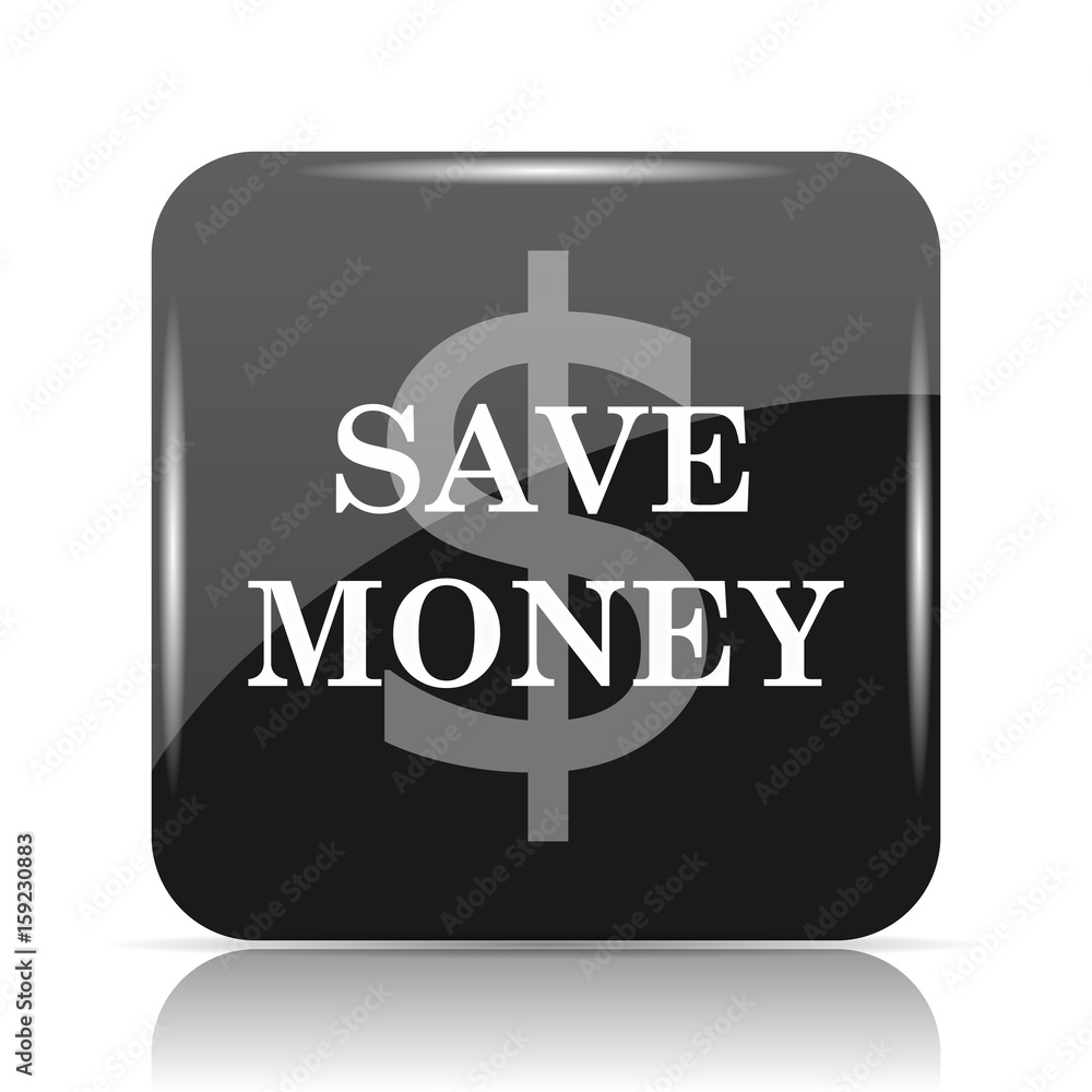 Canvas Prints save money icon