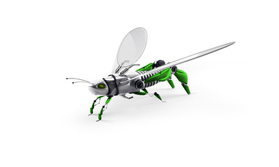 cg grashopper robot insect