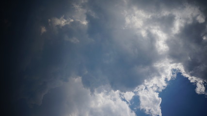 Fototapeta na wymiar Wolkenbeobachtung 