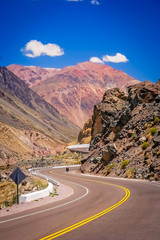 Road through Andes