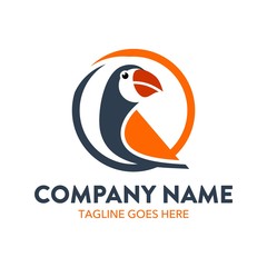 Fototapeta premium Unique Parrot Logo Template