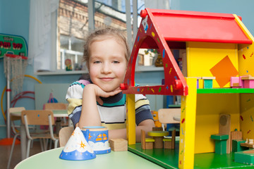 Child in kindergarten