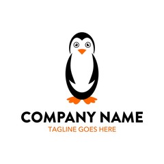 Unique Penguin Logo 