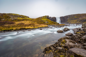 Gufufoss (aka Steam Falls) near Seyðisfjörður in Eastern Iceland