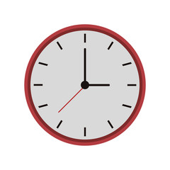 clock flat illustration icon vector design graphic