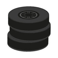 tires car race illustraition icon vector design graphic