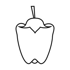 peppers food silhouette  illustration icon vector design graphic