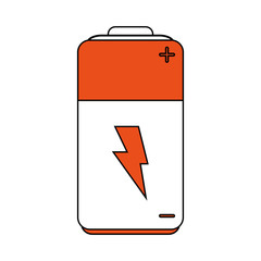 Obraz premium battery illustration cartoon icon vector design graphic