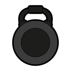 dumbbells sport gym flat icon vector design illustration graphic