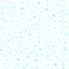 Cyan square pattern. Seamless vector