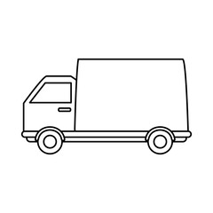 truck flat illustration icon vector design graphic