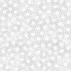 Grey abstract atomic pattern. Vector seamless background