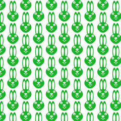 Pattern background bunny rabbit icon