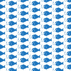 Pattern background Fishing icon