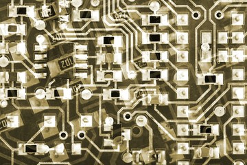 Circuit Boards Background pattern