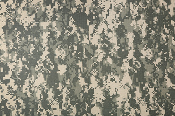 Camouflage fabric texture background - obrazy, fototapety, plakaty