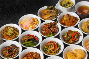 中華料理いろいろ　Group picture of Chinese cuisine