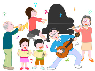 家族でコンサート