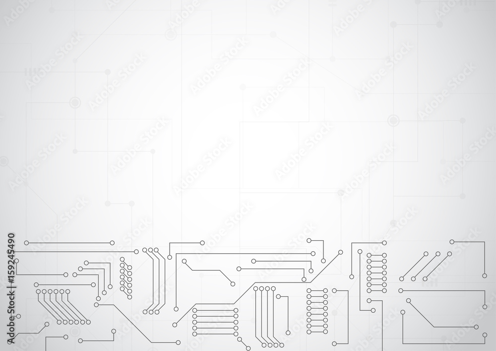 Poster abstract digital technology global with dot and line background. business virtual concept. vector il