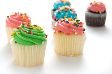 Sweet Vanilla and Chocolate Muffins