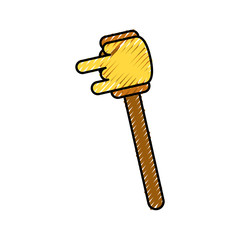 honey stick isolated icon vector illustration design