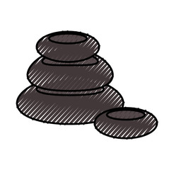 stones pile spa icon vector illustration design