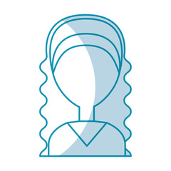 beautiful woman avatar character vector illustration design