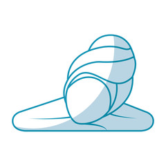 head woman with towell vector illustration design