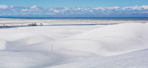 Great Sand Dunes National Park Snow Sky Blue