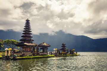 Bedugul Temple in Bali, Indonesia