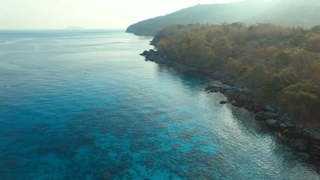 aerial view of racha island phuket andaman sea southern of thailand
