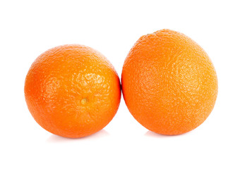 Orange fruit isolated on white