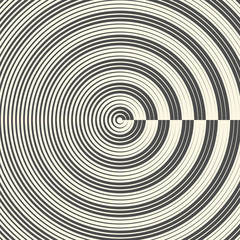 Seamless Abstract Circular Pattern. Monochrome Minimal Background