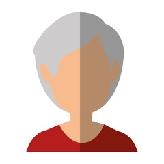 avatar woman icon over white background colorful design vector illustration