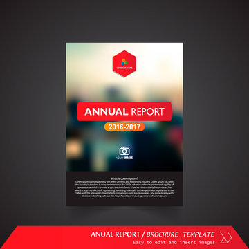 Anual Report , Brochure Template - page 01